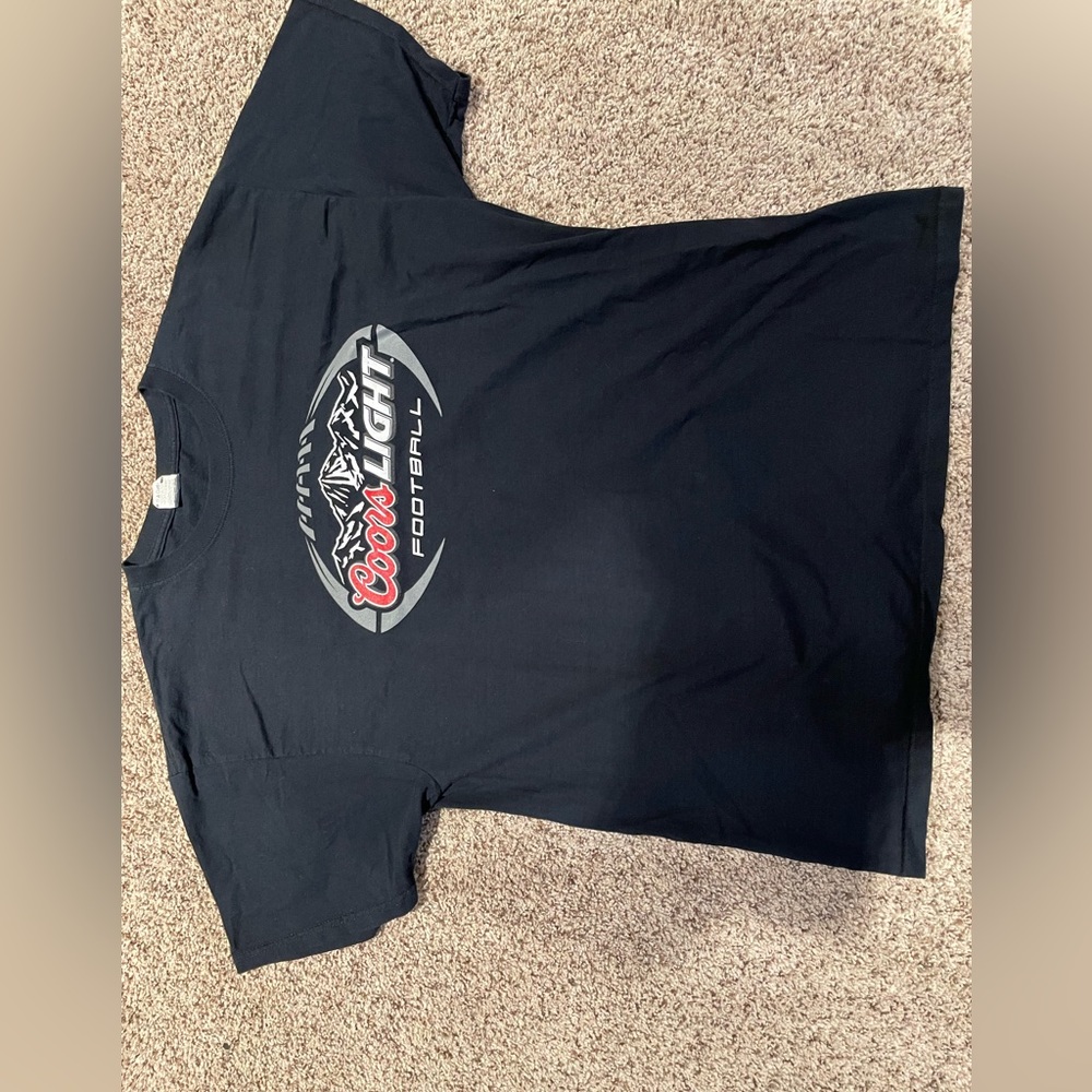 COORS LIGHT FOOTBALL TEE